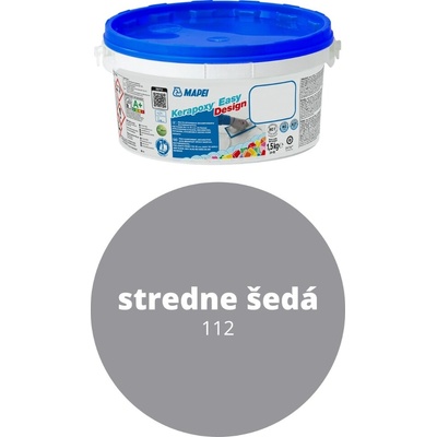 MAPEI Kerapoxy Easy Design stredne šedá 1,5 kg