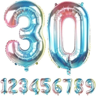 DAALO Nafukovací balónky čísla 0