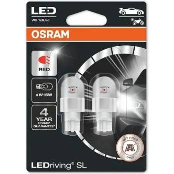 OSRAM LEDriving - W2.1x9.5d - W16W / RED - 921DRP (0155) (1630)- комплект 2бр (921DRP)