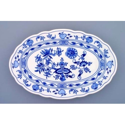 Cibulák originál cibuľový porcelán Misa oválna 35 cm