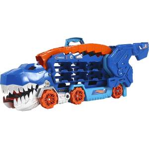 Mattel Автовоз динозавър Hot Wheels Ultimate T-Rex с 2 колички