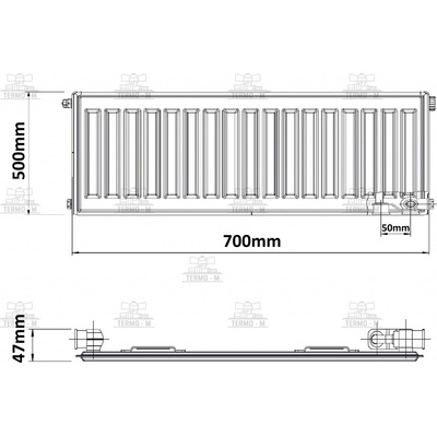 Korado 10VK 500 mm x 700 mm