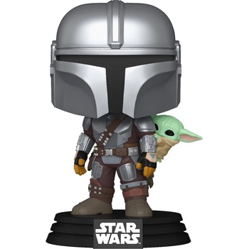 Funko Фигура Funko POP! Television: The Mandalorian - The Mandalorian with Grogu #818 (111458)