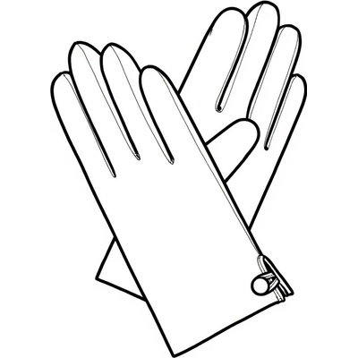 Kreibich dámské rukavice bezpodšívkové krátké bílá