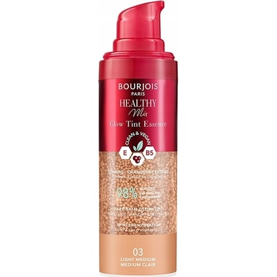 Bourjois Paris Healthy Mix Clean & Vegan Glow Tint Essence hydratační a tónující esence 03 Light Medium 30 ml