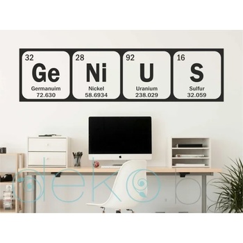 Image 1 of GeNiUS - дизайнерски стикер (15019)