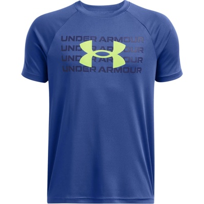 Under Armour Тениска Under Armour UA B TECH WM LOGO SS-BLU Син Velikost YSM