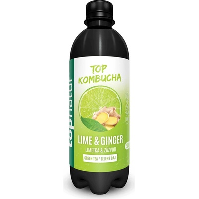 Topnatur TOP BIO Kombucha Limetka & Zázvor 0,5 l