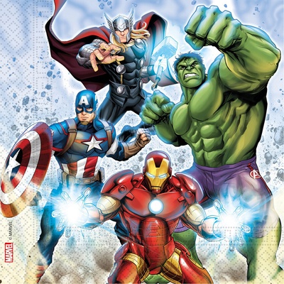Alvarak Ubrousky Avengers 33x33 cm 20 ks