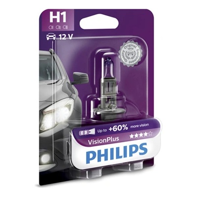 Philips Крушка, фар philips h1, 12v, 55w, 1 бр