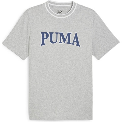 PUMA Тениска Puma Men's SQUAD Big Graphic Regular Fit T-Shirt - Grey Heather