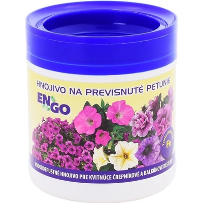 ENGO hnojivo na previsnuté petúnie, dóza 0,5 kg