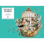 Galison - Puzzle Bouquet of Birds - 750 piese