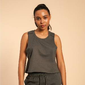 GymBeam BeastPink Дамски потник Serenity Tank Top Shadow XS