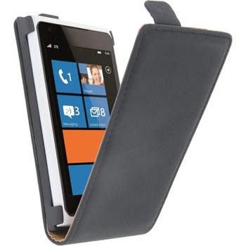 Nokia Кожен Flip калъф за Nokia Lumia 900 С БЕЗПЛАТЕН ПРОТЕКТОР ЗА ДИСПЛЕЙ (FlipNL900C)