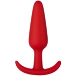 Mokko Анална тапа Butt Plug за постоянно носене "THIAGO RED" 10 см - размер S