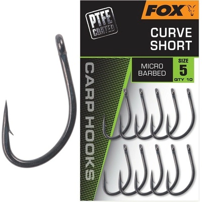 Fox Háčiky Curve Shank Short 10 ks Veľ. 5
