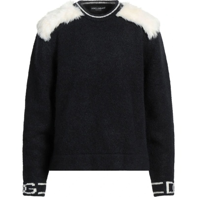 Dolce & Gabbana Feather Detail Black