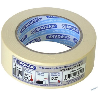 Spokar maskovacia páska interiérová profi 38 mm x 50 m