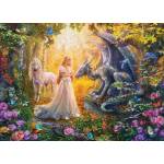 EUROGRAPHICS - Puzzle Gorgeous: Princess` Garden XL - 500 piese