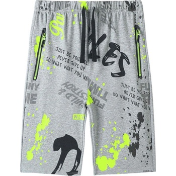 chlapecké 3/4 tepláky sv.šedé Kugo FS7068