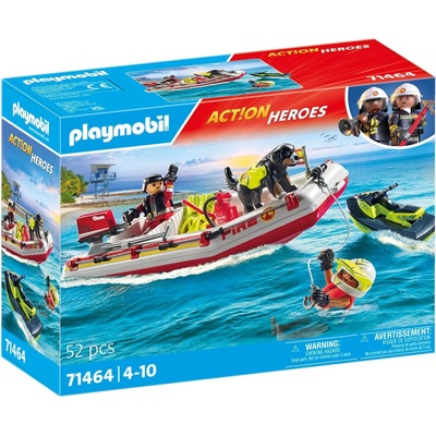 Playmobil 71464 playmobil - Пожарна лодка с воден скутер (71464)