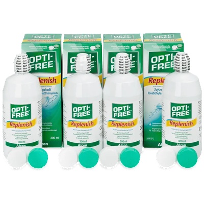 Разтвор OPTI-FREE RepleniSH 4 x 300 ml