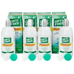 Alcon Разтвор OPTI-FREE RepleniSH 4 x 300 ml - leshti