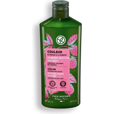 Yves Rocher Šampon na barvené vlasy s malinovým octem 300 ml
