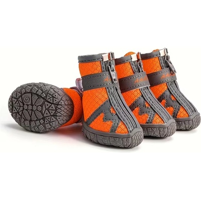 Tiger`s Heart Водоустойчиви обувки за куче - Оранжеви