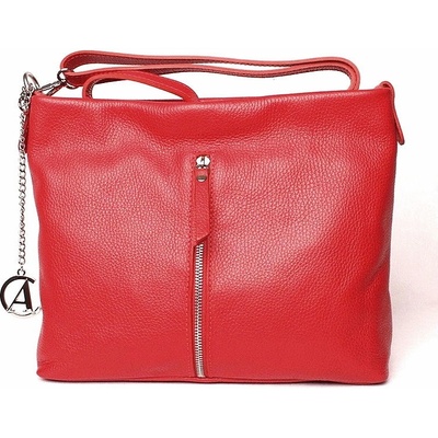 Gianni Conti luxusní kožená crossbody kabelka Alex & Co 815 červená