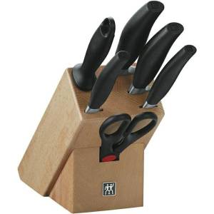 ZWILLING Комплект ножове с блок FIVE STAR, 7 бр. , Zwilling (ZW30125400)