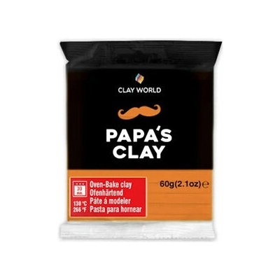 Papa’s clay Polymerová hmota 60 g okrová