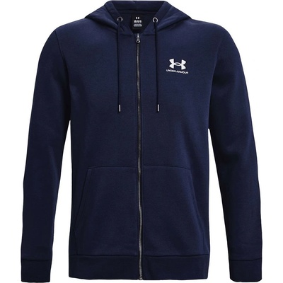 Under Armour Essential fleece FZ Hood tmavě modrá