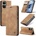 OPPO Reno12 Pro 5G CASEME Magnetic Wallet Кожен Калъф и Протектор