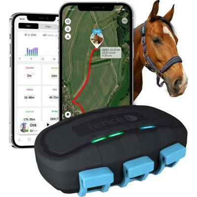 Fencee Chytrý lokátor pro koně fencee EquiGPS Track - Mentolová
