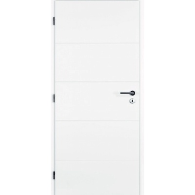 Doornite Quatro Interiérové dveře 80 L, 846 × 1983 mm, lakované, levé, bílé, plné C1MQWP.80L1