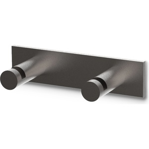 DECOR WALTHER Кука за кърпа Mikado Frame двойна с PVD покритие тъмен метал мат (0524159)