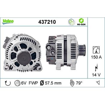 Alternátor VALEO 437210