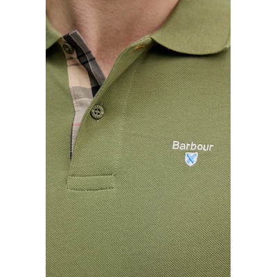 Barbour тениска с яка мъжка от памук (MML0012)