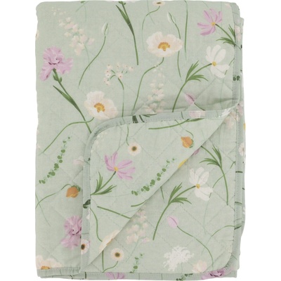 Chic Antique Prešívaný Aix Flowers Verte 180x130 cm