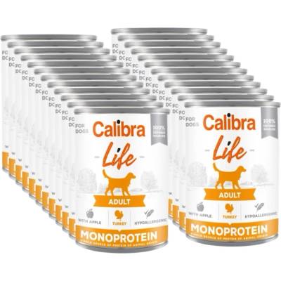 Calibra Dog Life Adult Пуйка с ябълки 24x400г