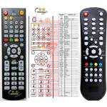 GENERAL ECG DVB-T550HDD - съвместимо дистанционно управление на марката General (DVB-T550HDD) Дистанционно