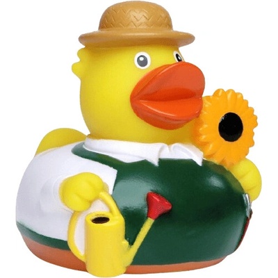 Schnabels Gumená kačička Záhradník 9 cm