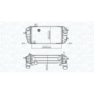 Chladič plniaceho vzduchu MAGNETI MARELLI 351319205770