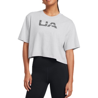 Under Armour Тениска Under Armour UA W BOXY CROP BRANDED SS 1386846-012 Размер S