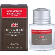 St James of London Sandalwood & Bergamot kolínská voda pánská 50 ml