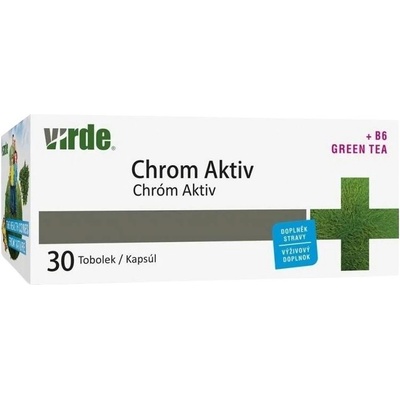VIRDE Хром + Зелен чай + Цинк, 30 капсули, Virde (350385 (DSN112) VIRDE)