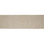 vidaXL Килим за площ Естествено и бяло 80 x 200 cm юта (42010598)