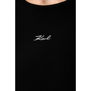 Karl Lagerfeld тениска дамска от памук с еластан 2 броя (B3W47010)